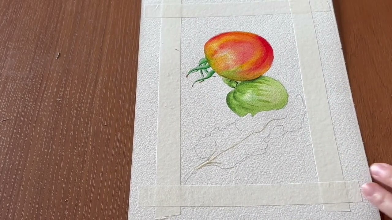 Watercolor ～I’m red now. 我紅了