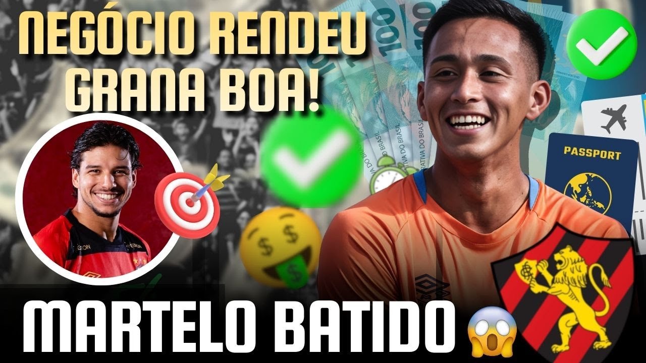 URGENTE: ATENCIO VAI EMBORA E RENDE BOA GRANA AO SPORT! | SPORT PODE GANHAR MAIS 10 MILHÕES EM BREVE