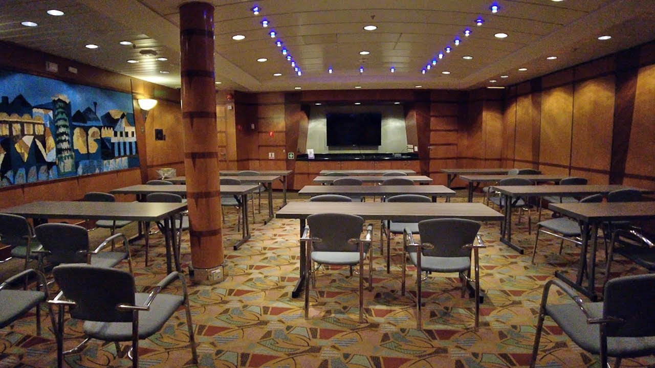 Adventure of the Seas Conference Center - Royal Caribbean Cruise Ship Meeting Room Tour