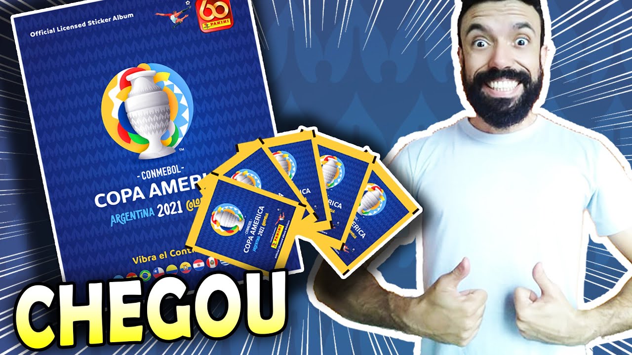 ÁLBUM COPA AMÉRICA 2021 - Conheça o álbum e as figurinhas dessa coleção