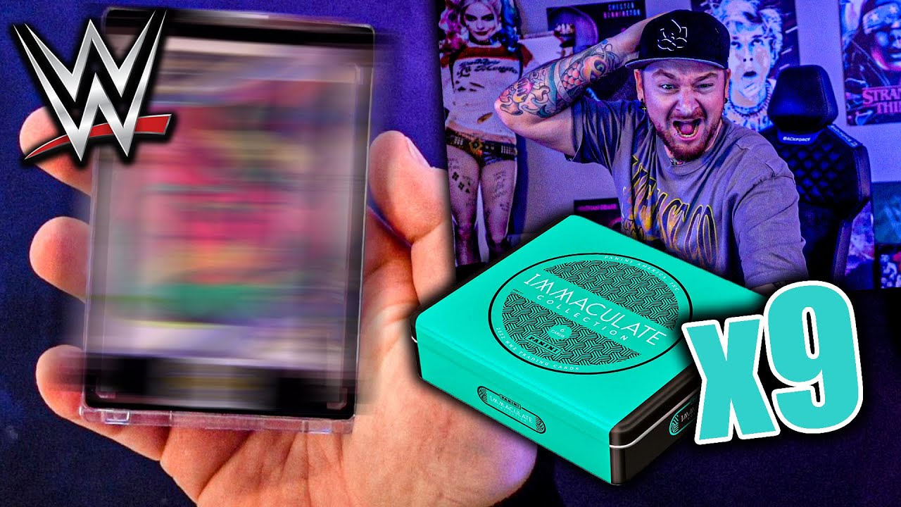 Wir ÖFFNEN 9x PANINI WWE IMMACULATE BOXEN 🔥 BEST OF BOX BREAK EVENT 🔥