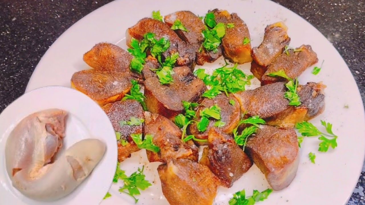 طريقة عمل لسان الجموسة المقلي في البيت 🐄 بدون زفارة وطري زي المحلات 🔥