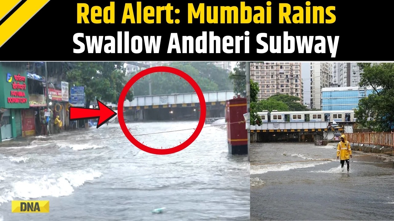 Mumbai Rains: Andheri Subway Submerged, IMD Issues Red Alert | Mumbai News