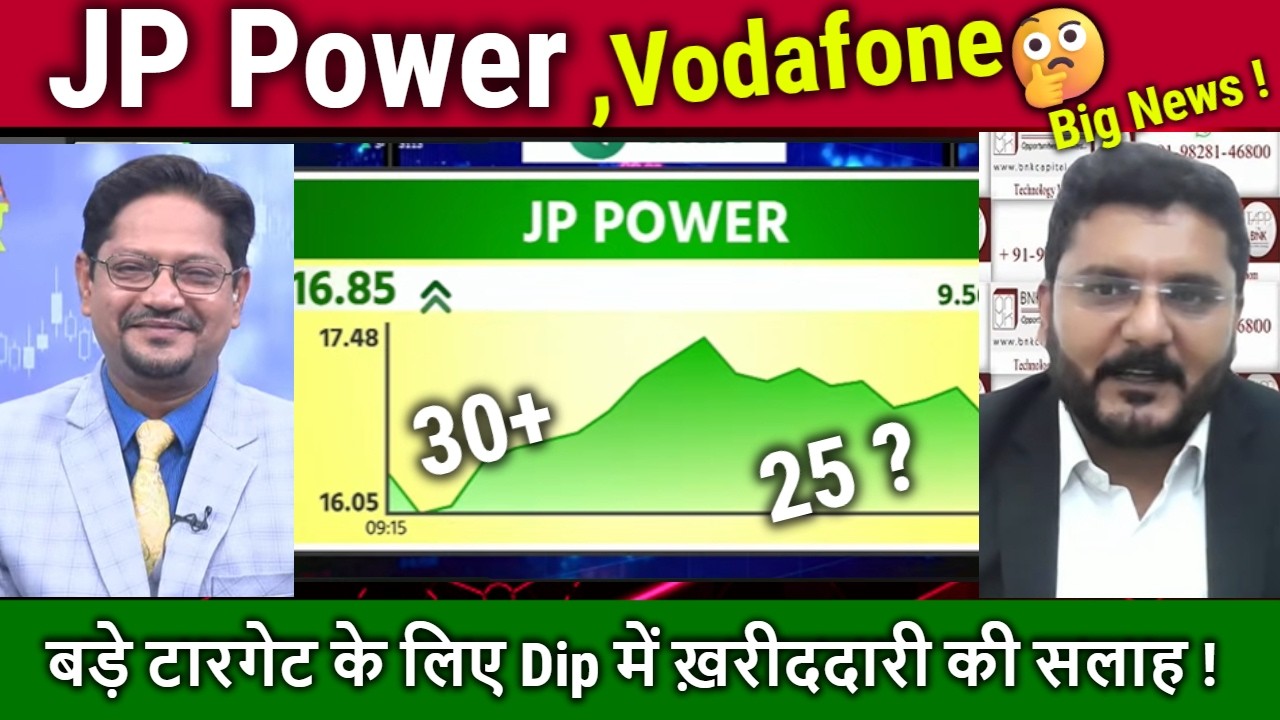 JP Power,Vodafone Idea Share latest news,Buy or sell ?jp power,VI Share Analysis/vi share target