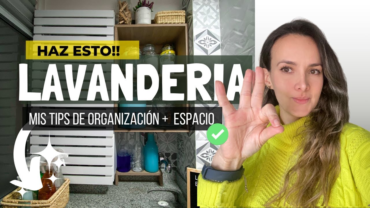 HAZ ESTO YA!!! Mis TIPS y TRUCOS de ORGANIZACION 🔝para mantener en ORDEN ✅la LAVANDERÍA.