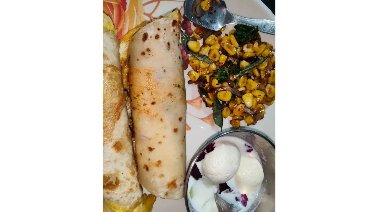 Egg roll, sweet corn fry #cooking #live 