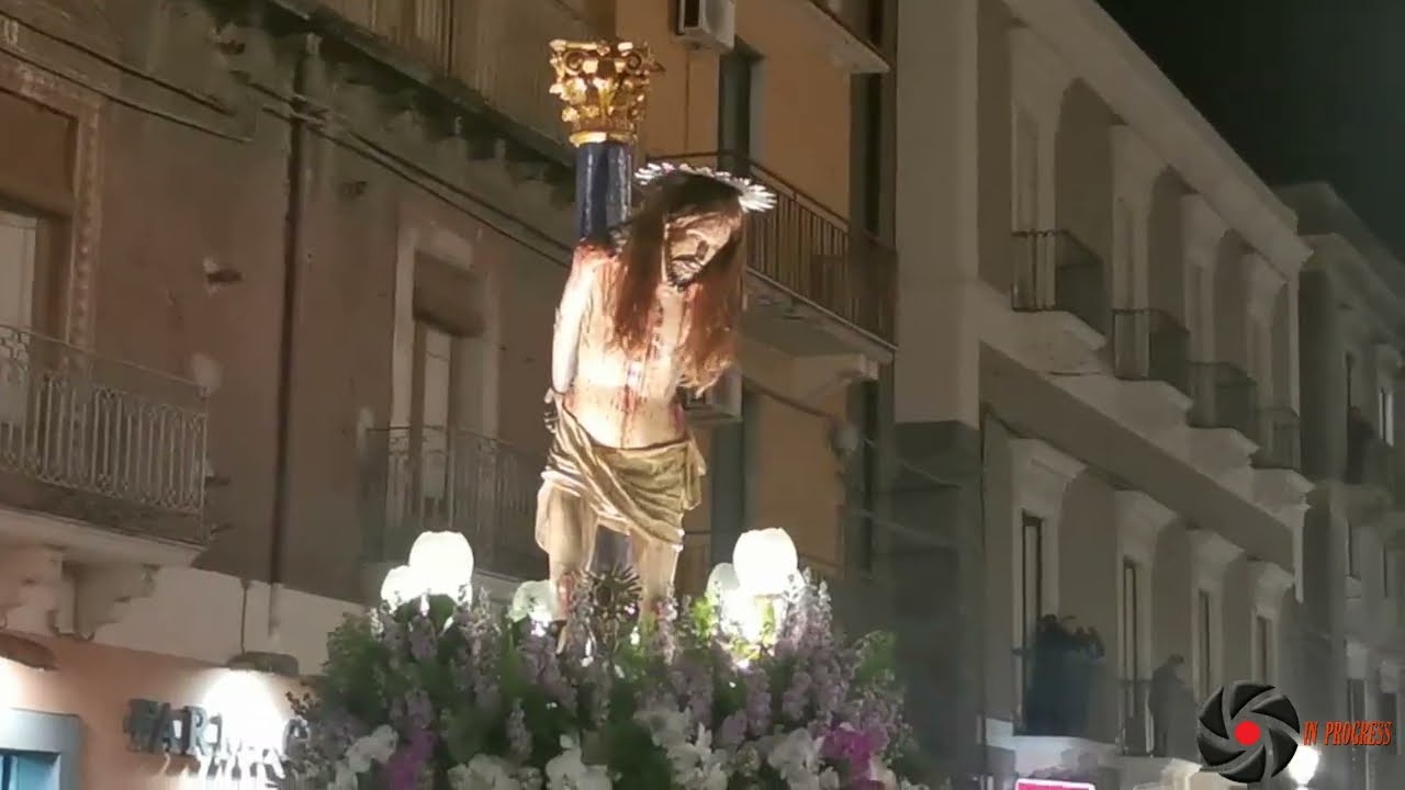 ADRANO, PROCESSIONE DEL CRISTO ALLA COLONNA
