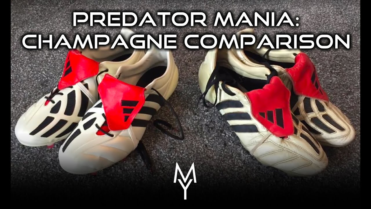 ADIDAS PREDATOR MANIA 2017 REMAKE & OG COMPARISON - ON FEET REVIEW AND UNBOXING - CHAMPAGNE PACK