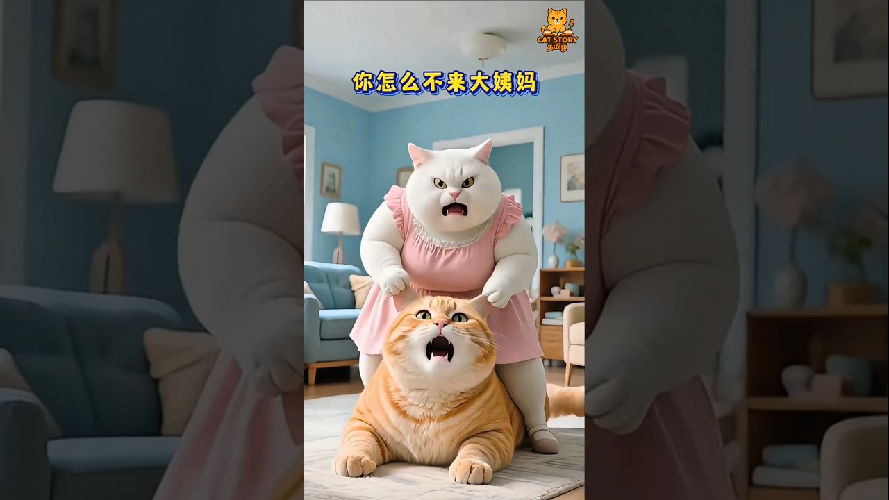 Orange Cat Husband & Wife Alaparaigal Part - 4😂😂 #catstorytamil #shorts #shortsfeed #trending #ai
