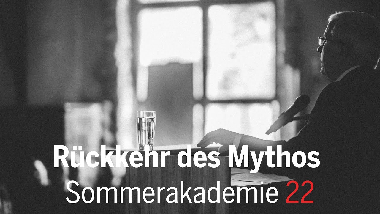 »Die Rückkehr des Mythos« - Dr. Thor v. Waldstein trägt im Rahmen der Sommerakademie 22 vor.