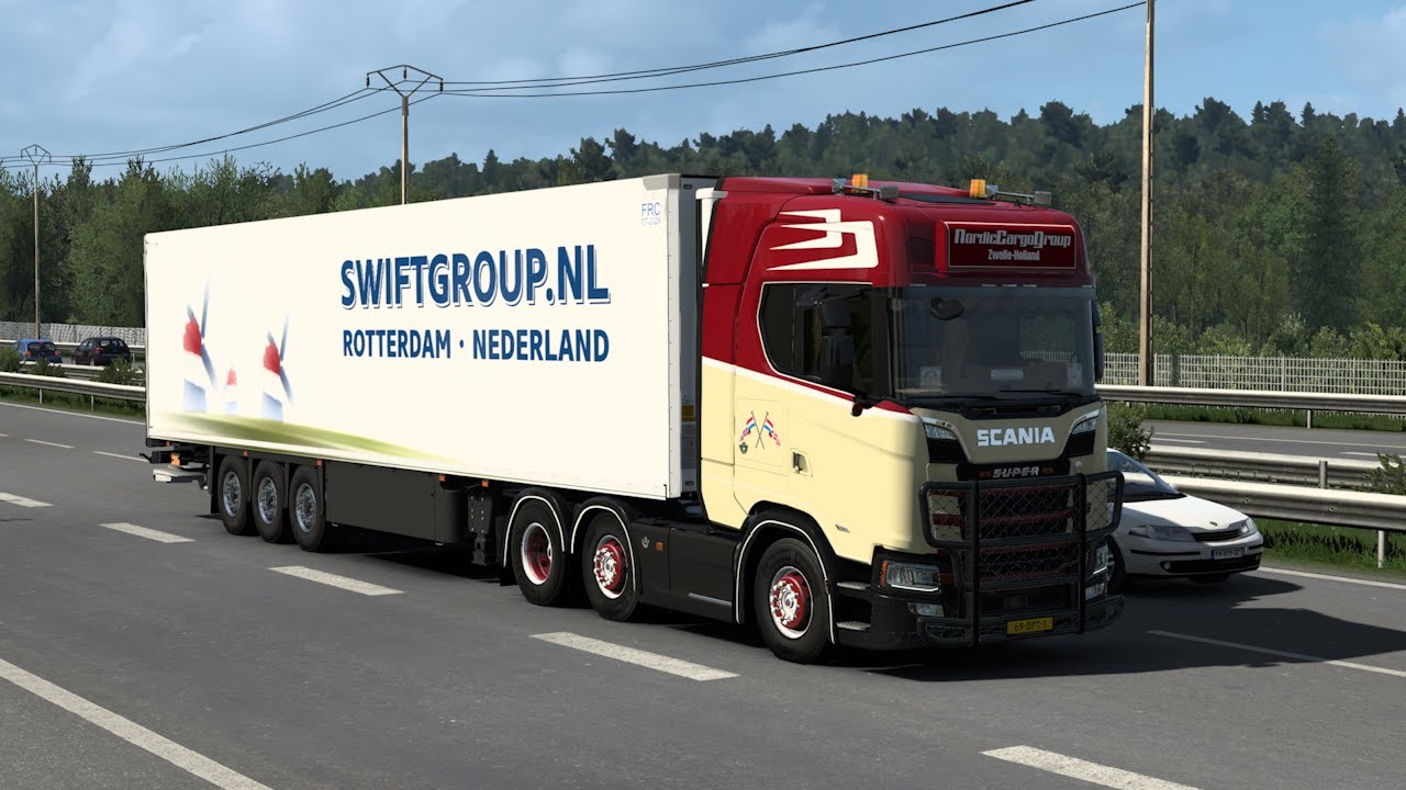 ETS2 PROMODS 1.54 || Perpignan to Barcelona || Nordic Cargo Group VTC