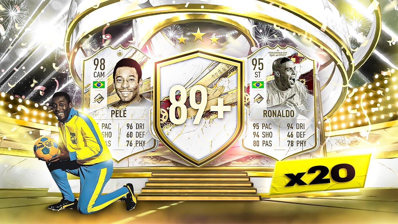 FIFA 23 20 x NEW 89+ Prime or World Cup Icon Upgrade Packs!