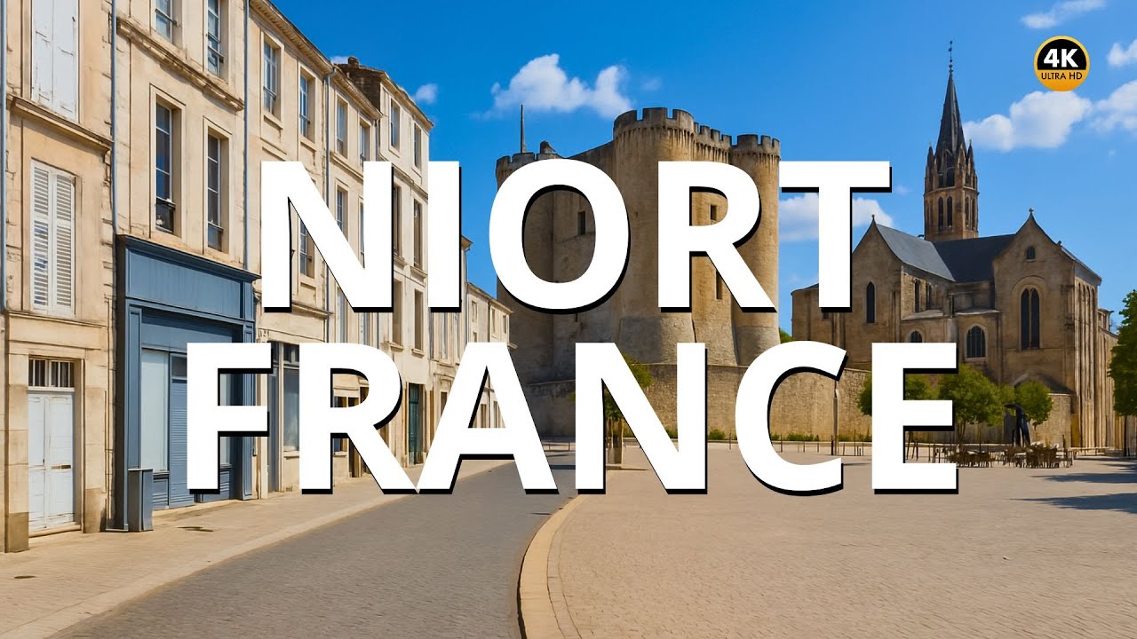 Niort, France at Dusk &mdash; Quiet Streets, Timeless Charm