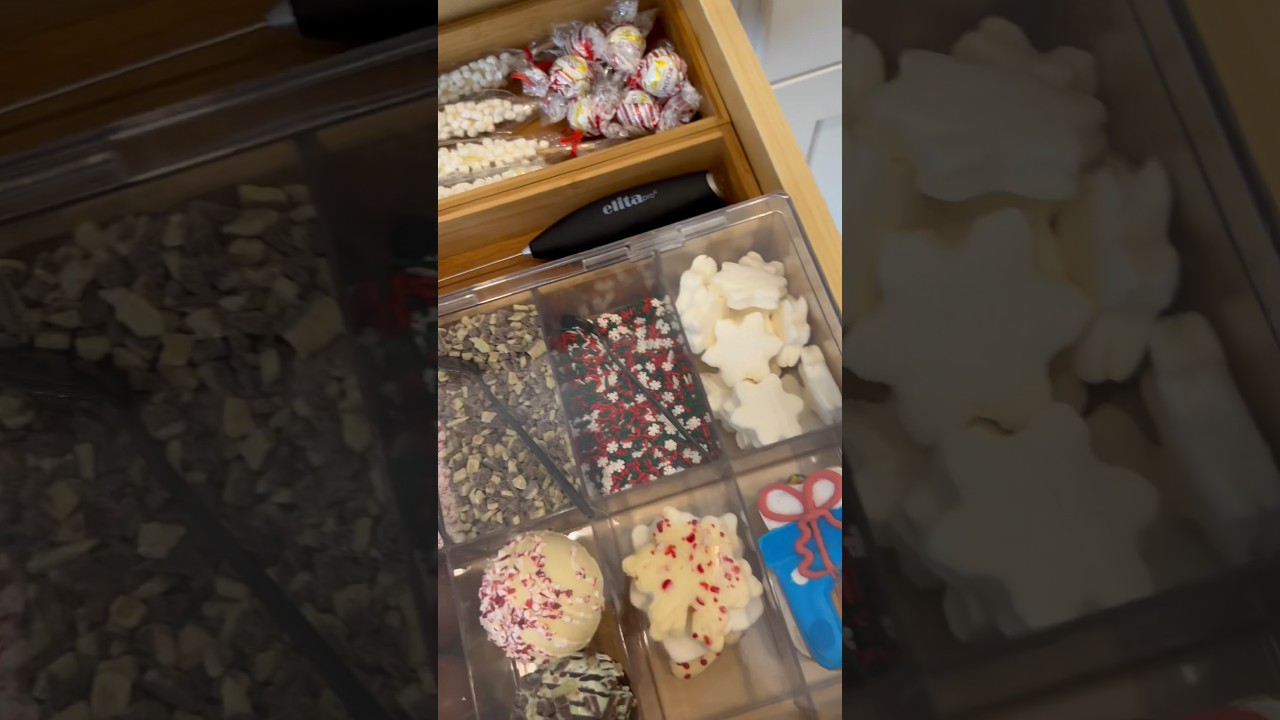 Ящик для горячего какао ☕️🍫☃️✨ #рождество #горячийшоколад #какао #конфеты #асмр #вирусный #пополн...