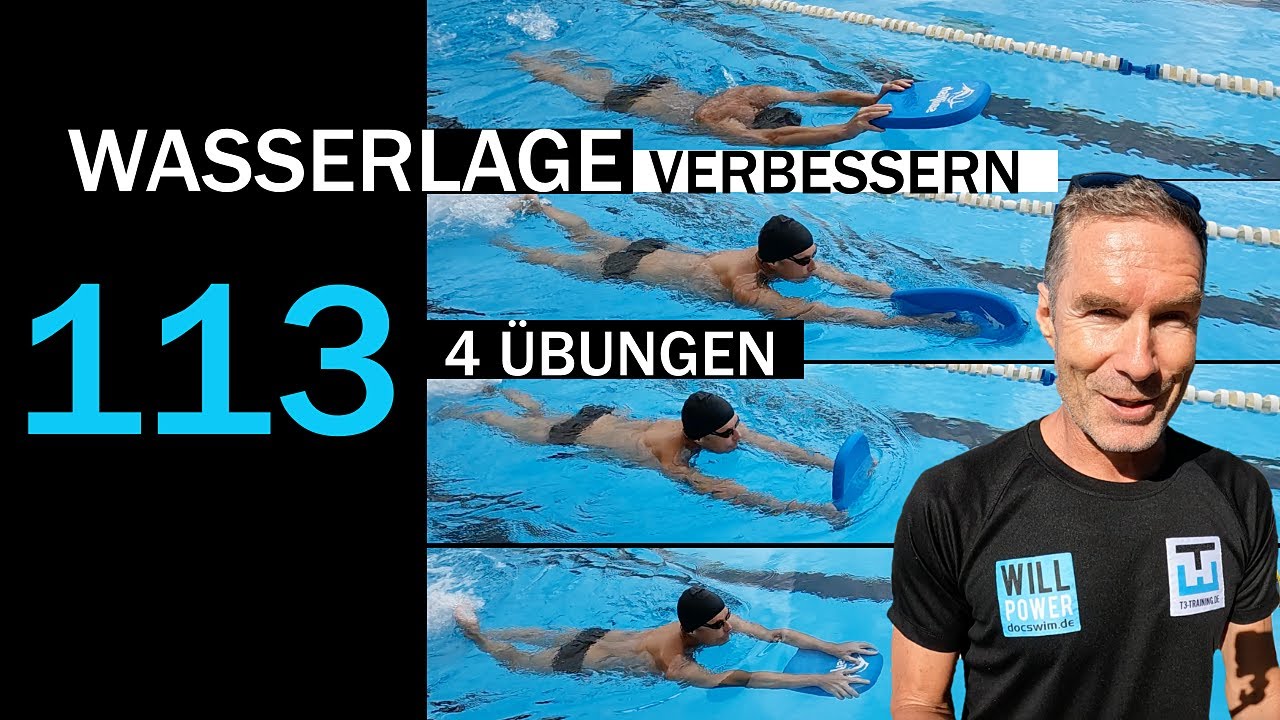 4 &Uuml;bungen f&uuml;r BESSERE STABILIT&Auml;T | SCHNELLER SCHWIMMEN &Uuml;bungen f&uuml;r eine stabile und hohe Wasserlage