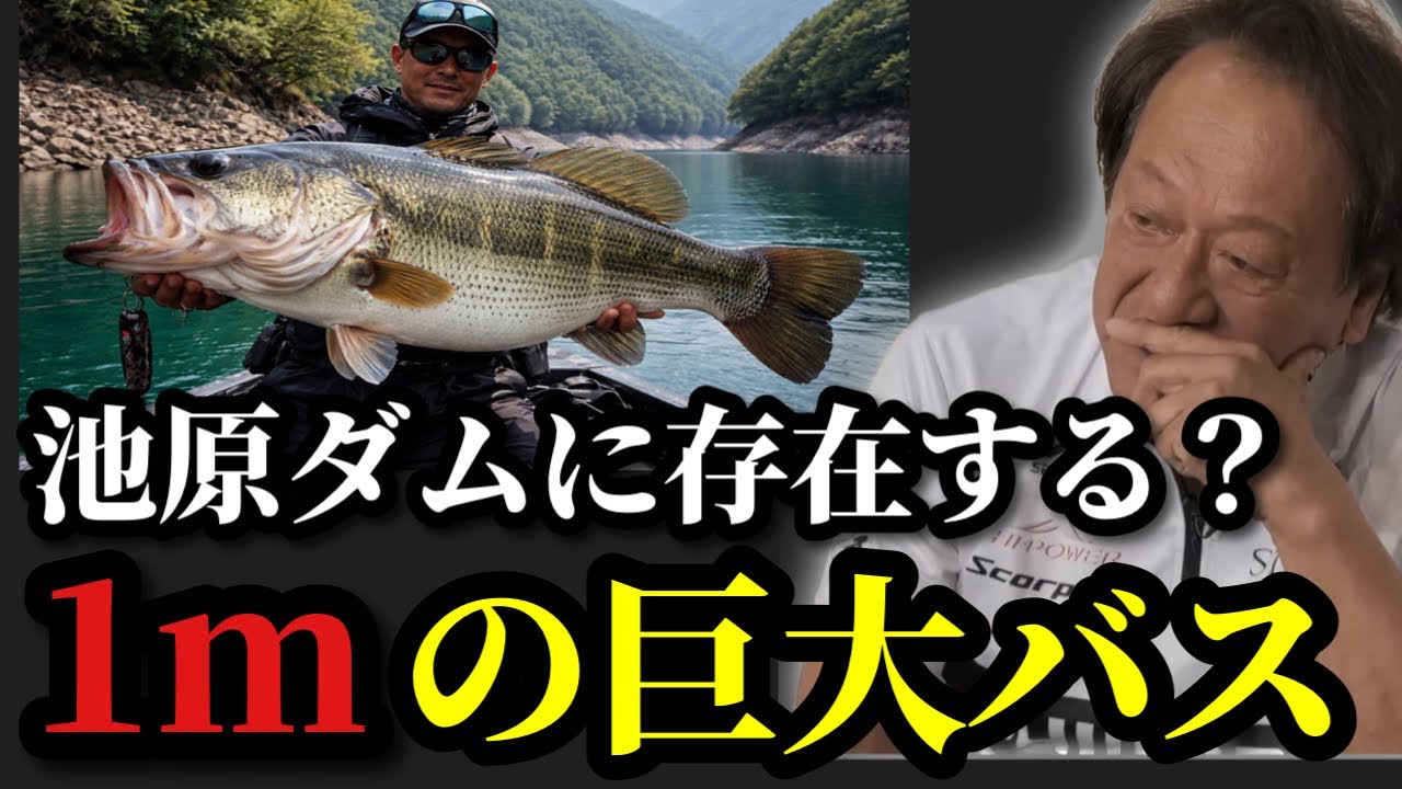 【村田基】※池原ダムに存在する1m超えの巨大バス？※【村田基切り抜き】
