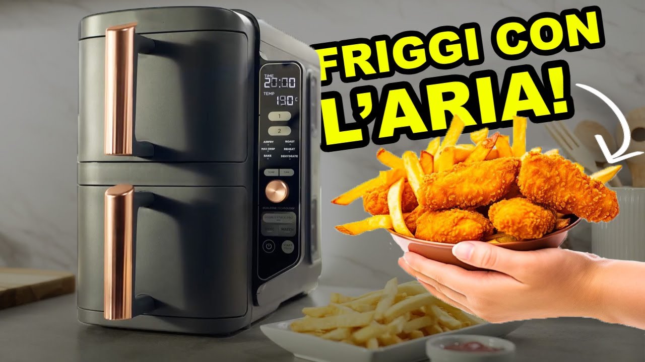 MIGLIORI FRIGGITRICI ad ARIA 2025 da AMAZON! Cucina Croccante e Gustoso con Pochissimo Olio!