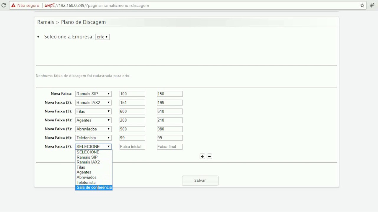 Videoaula Erix - 2 - Plano de Discagem