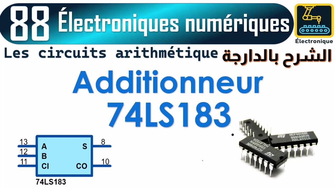 88 Additionneur 1 bit 74ls183