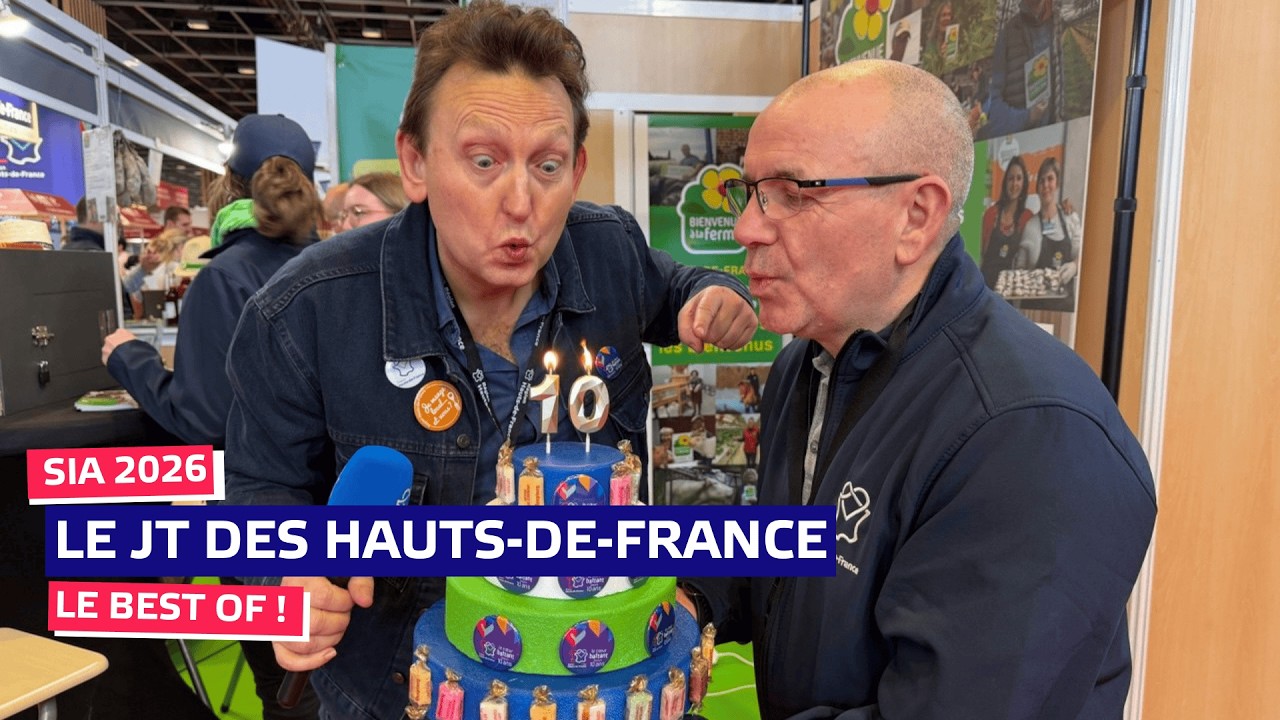 Découvrez le best of du JT des Hauts-de-France en direct du #sia2026 !