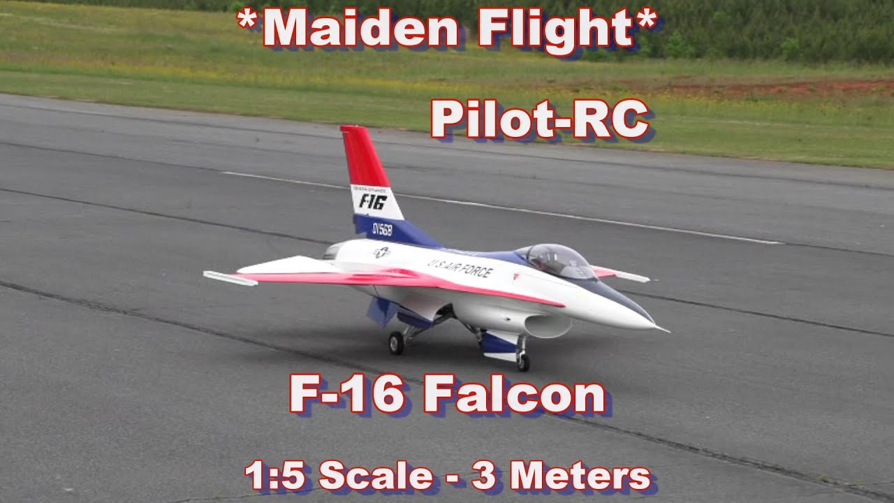 Chetan Saraf - Roger Brown - Pilot-RC F-16 Falcon 1:5 Scale Jet Maiden Flight - 5-1-2022