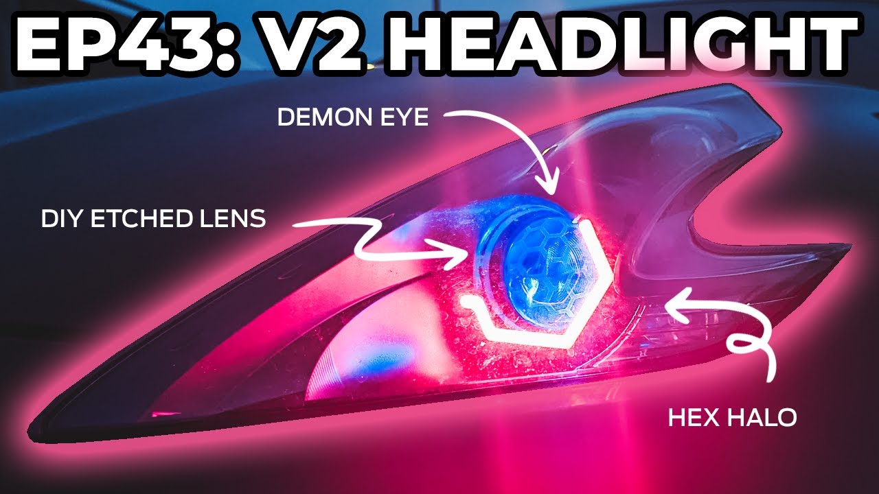 My ULTIMATE 370z Head Light Mod | Circuit Demon DIY Install