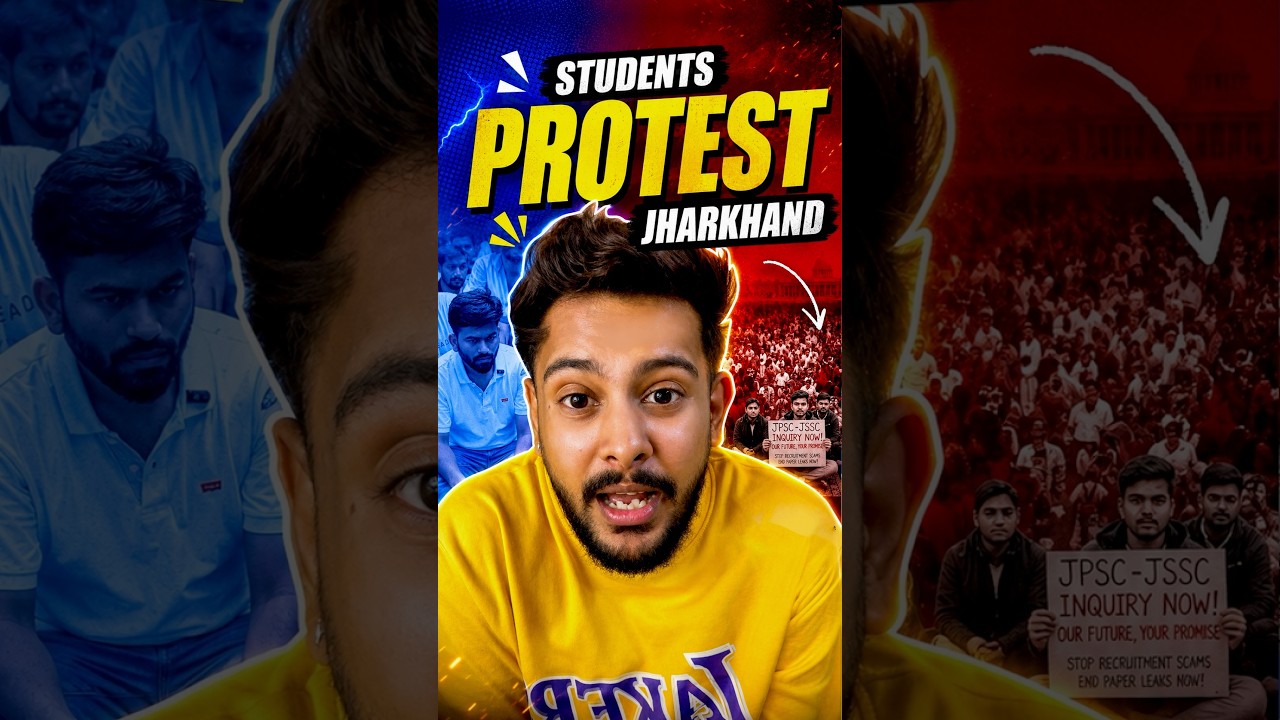 Jharkhand Students Protest!🥵 #jharkhand #students #shorts