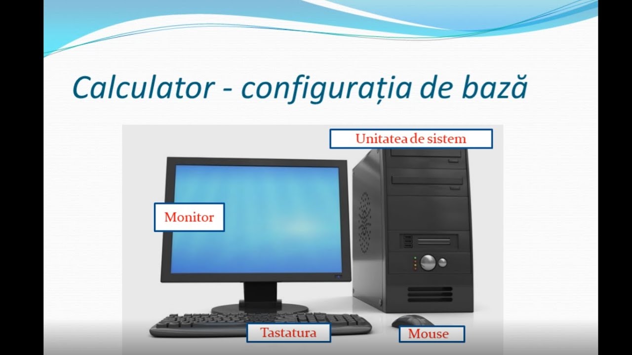 Componentele calculatorului pentru cei mici