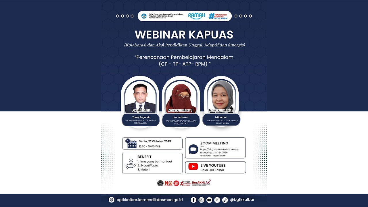 Webinar Kapuas Episode 9 Seri Pengawas dan Penilik