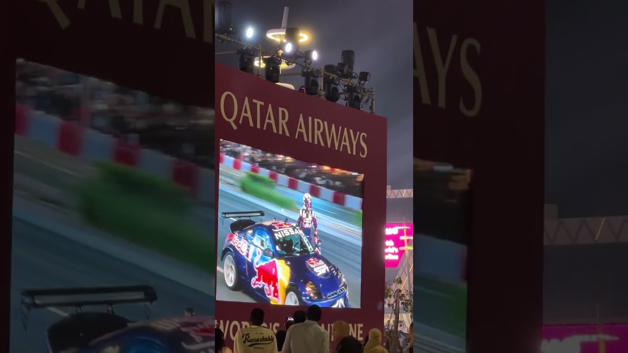 Lusail Boulevard Doha Qatar, Motorsprts event (F1 car demo) clear view 22.2.23.