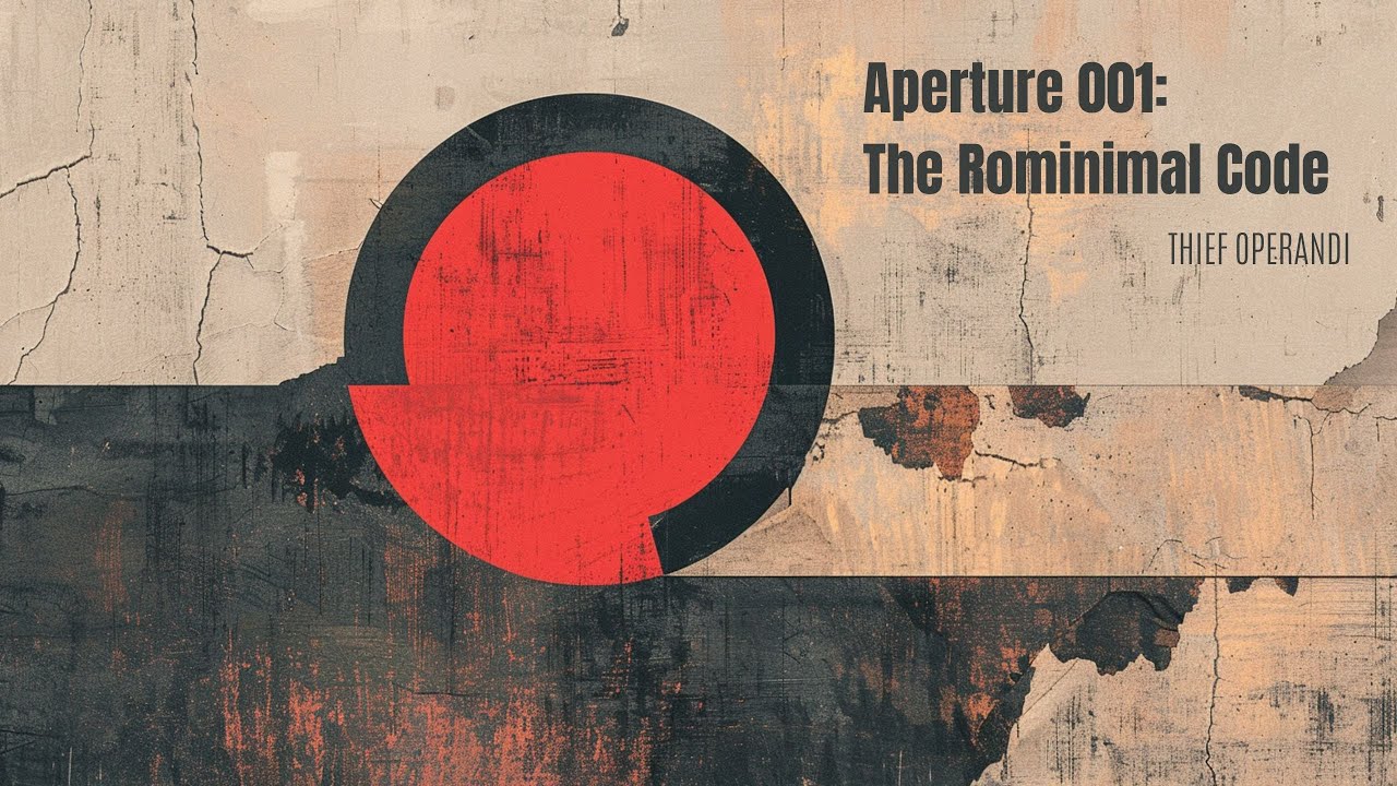Aperture 001: The Rominimal Code | Hypnotic Minimal & Microhouse Mix | Mixed by Thief Operandi