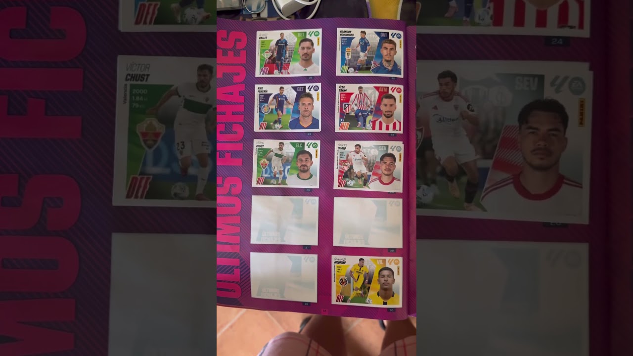&Uacute;ltimos fichajes liga este 2025/26 #ligaeste #panini #cromos #coleccionismo #coleccion #este