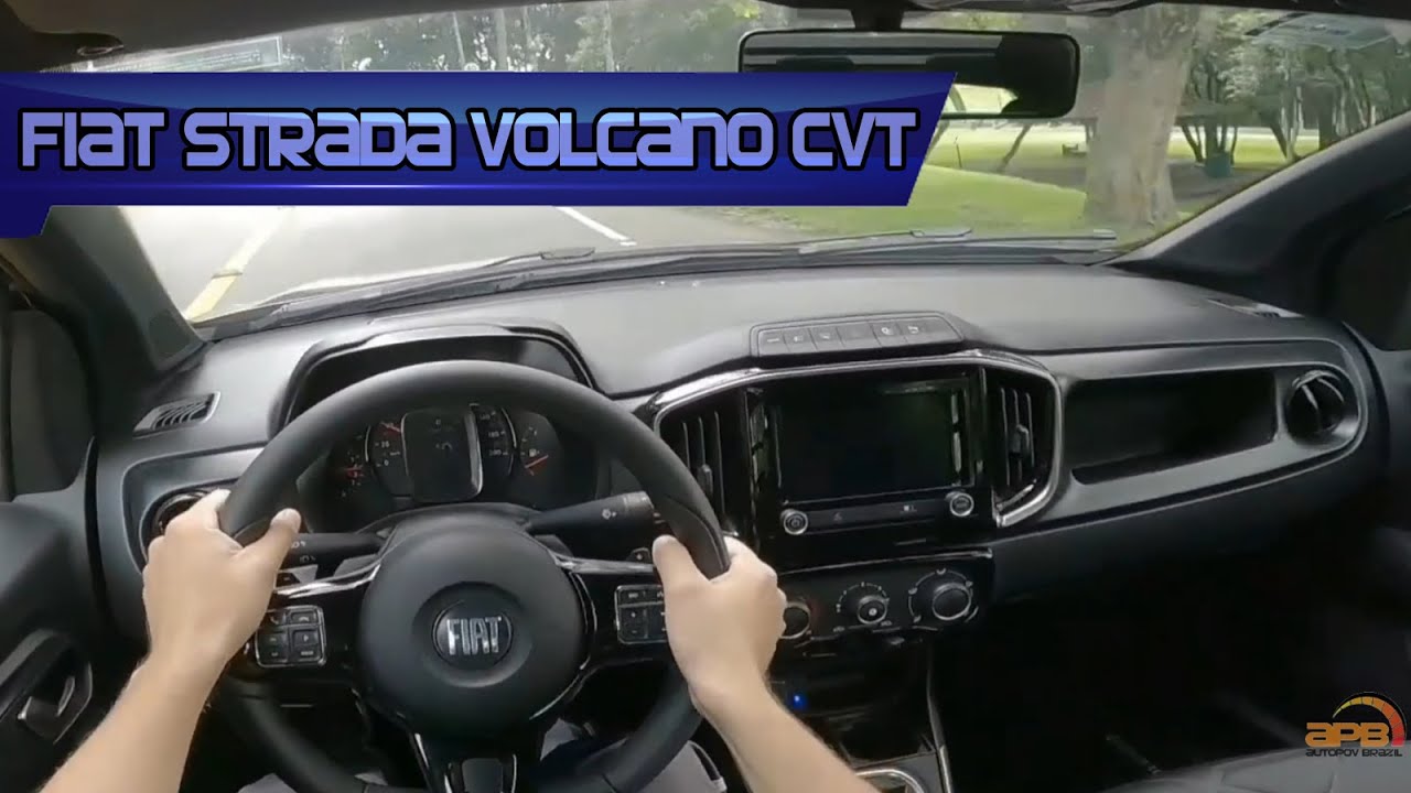 2022' FIAT STRADA VOLCANO CVT - POV IN CURITIBA/BRAZIL