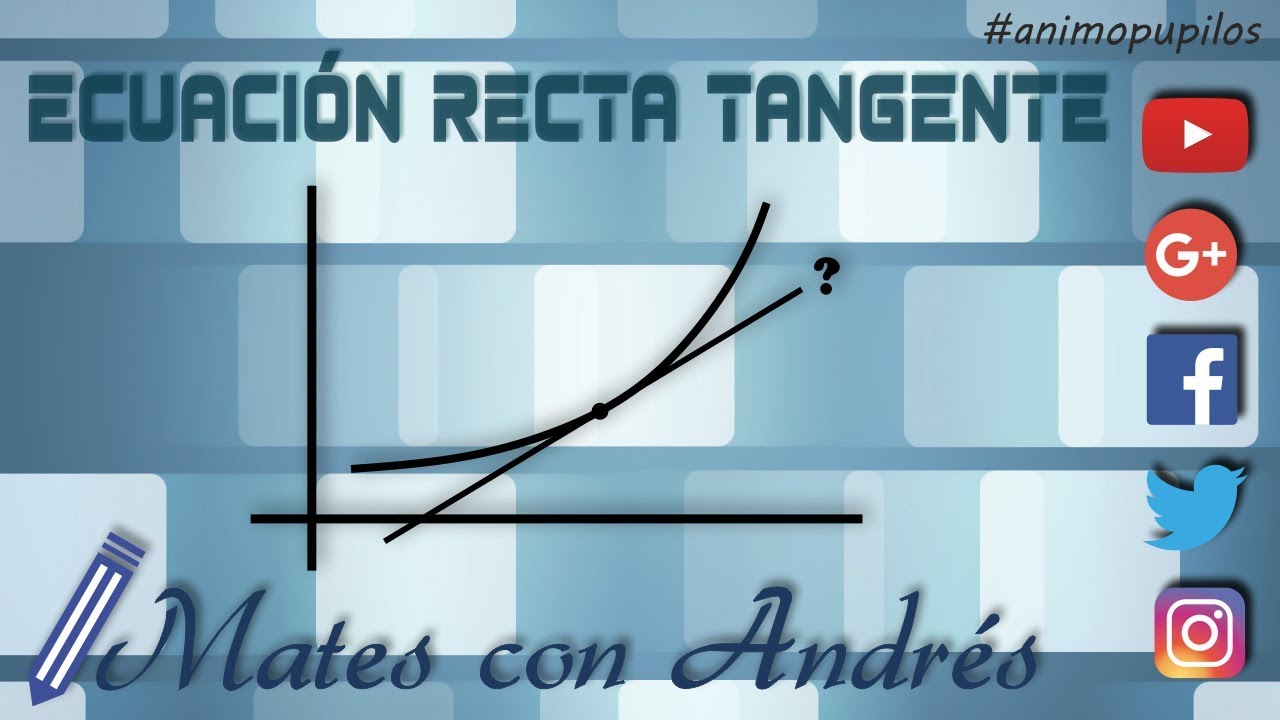 Ecuación de la recta tangente a una función en un punto BACHILLERATO MATEMÁTICAS