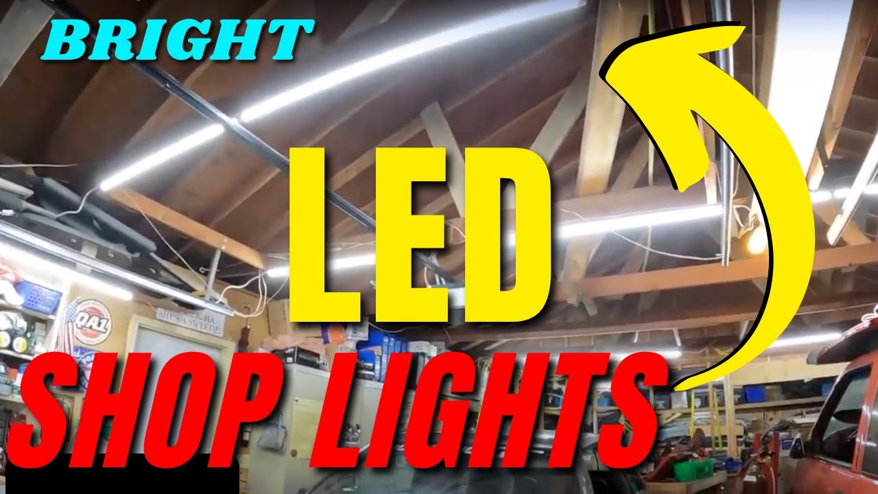 The Best Budget LED Shop Lights? | The Best Budget LED Garage Lights | Easy LED Light Install