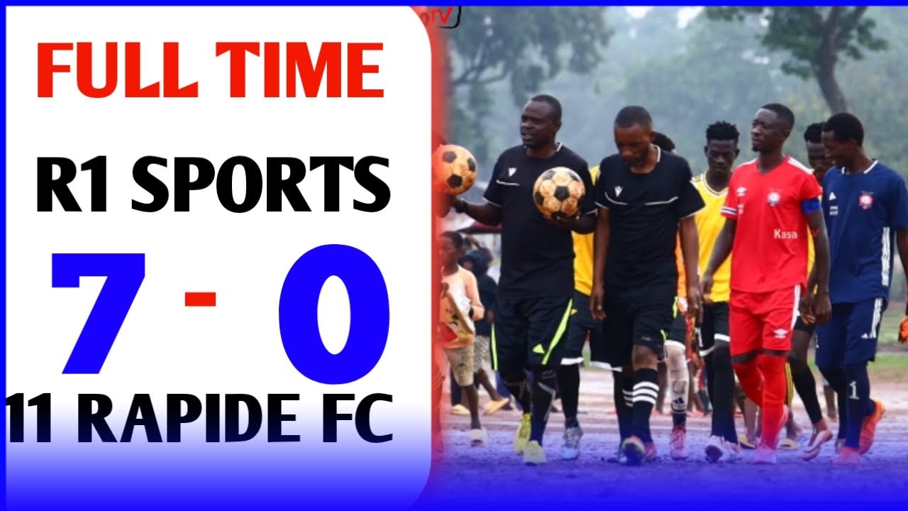 FULL TIME R1 SPORTS 7 - 0 11 RAPIDE FC KIPINGO CHA MBWA KOKO/LIGI YA KASACO CUP