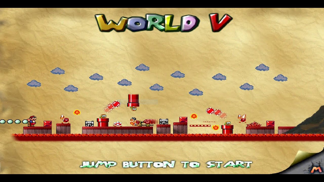Mario Forever Letter World Series World V  by TheMarioVariable