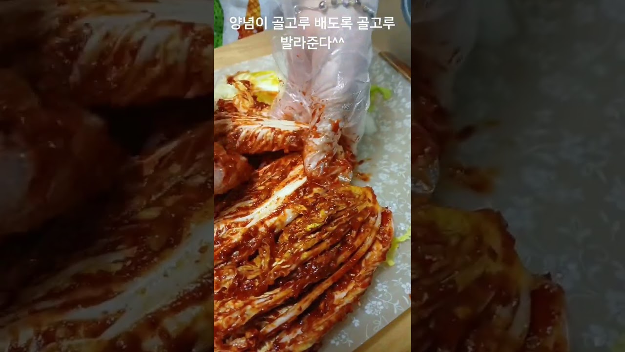 알배기배추 즉석 김치와 무석박지 만들기      #알배기배추김치 #무석박지 #김치양념 #내가만든김치 