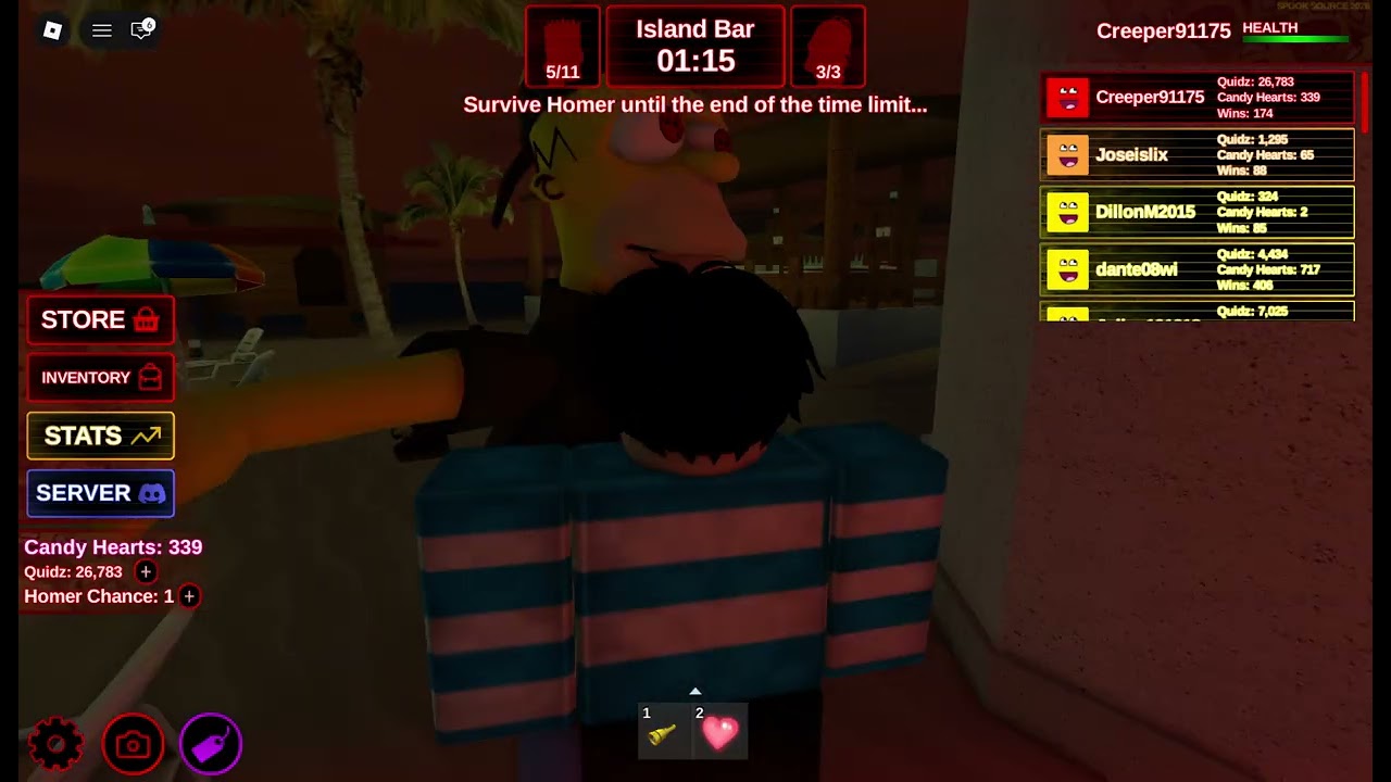You vs homer Glitch while doing something else