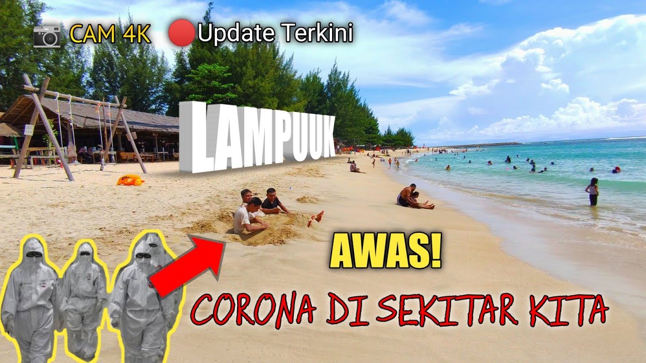 EKSPLOR WISATA PANTAI LAMPUUK ACEH DI MASA PANDEMI 🔴4/7/2021
