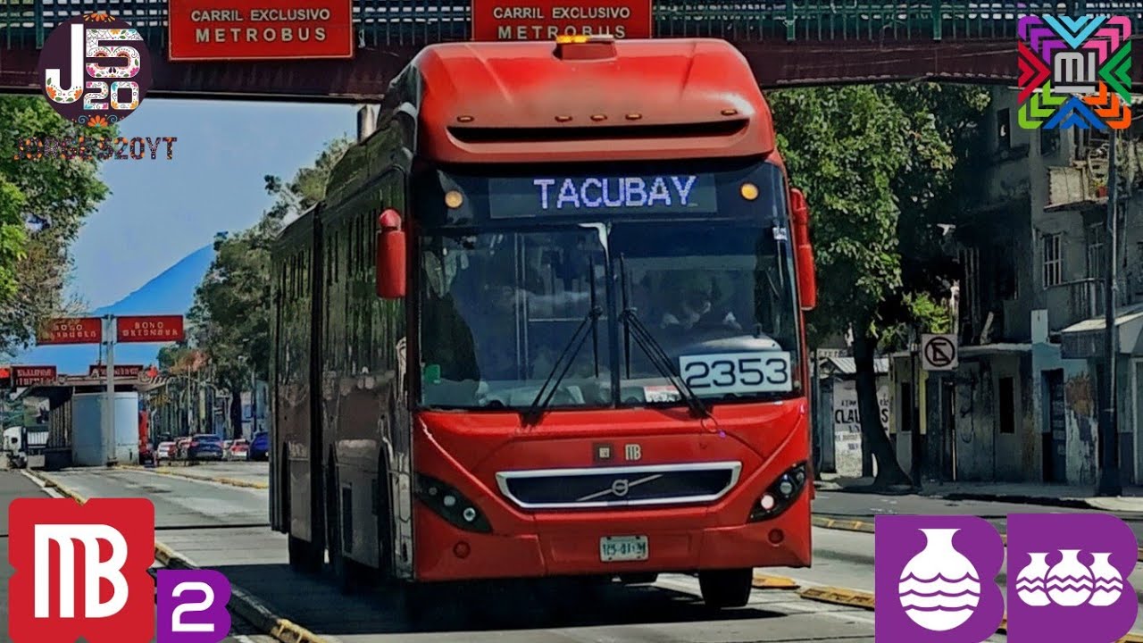 Metrobús CDMX Línea 2: Recorrido Completo [Volvo 7300 | CTTSA 2353]