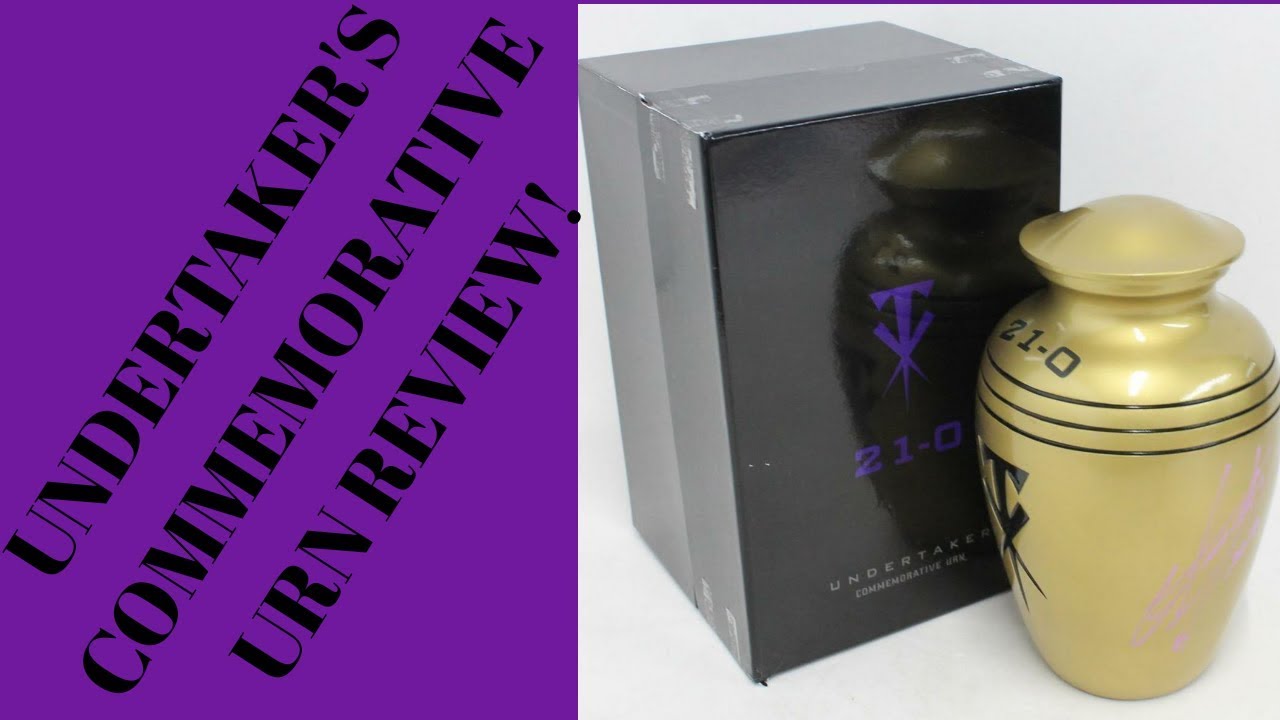 Commemorative Urn Signed By The Undertaker, Review!