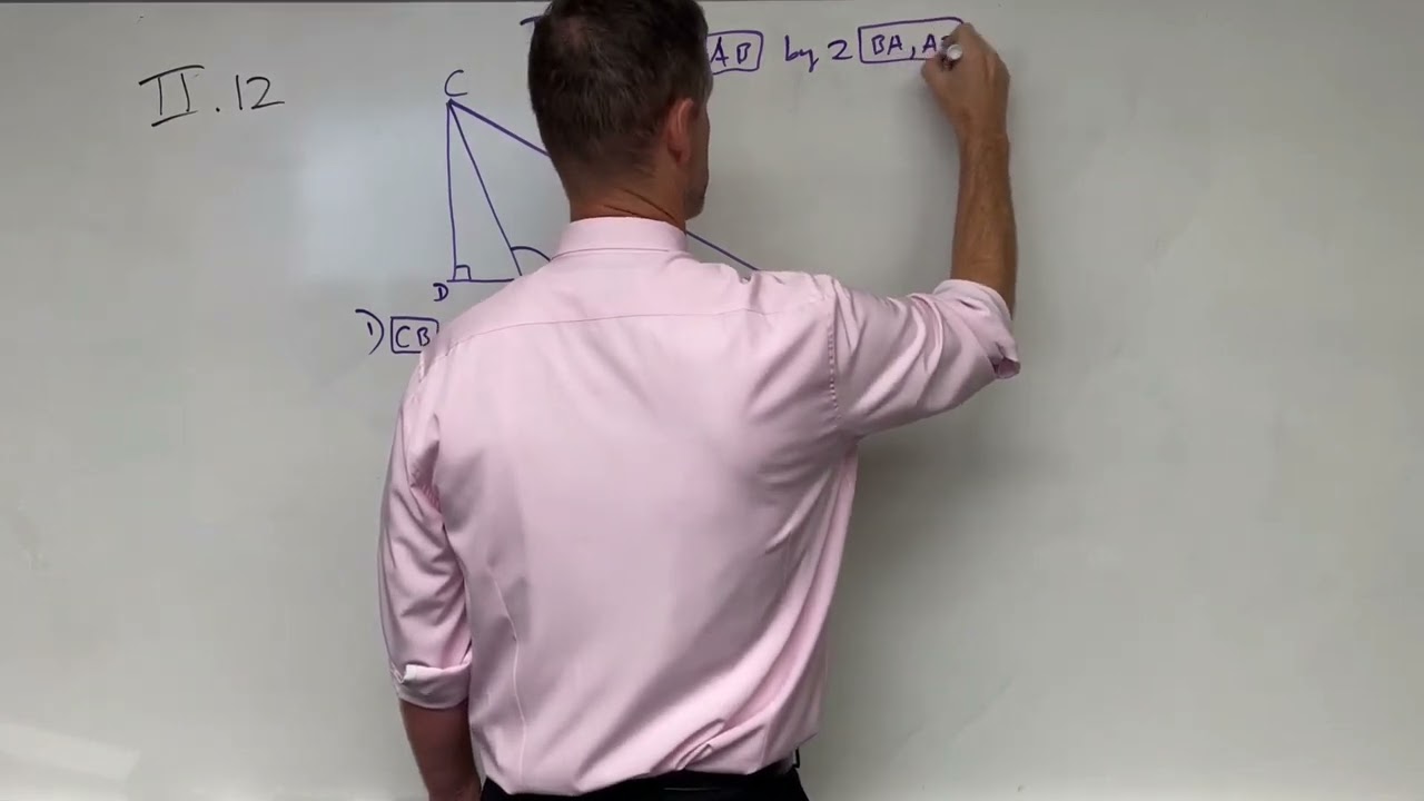Euclid's Elements: Book 2, Prop 12