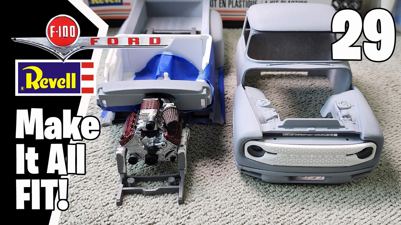 Ford FD-100 Model Truck Build – Episode 29 | Engine Placement Finalized & Strut Conversion Begins!