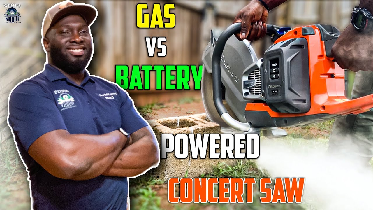 Husqvarna K1PACE battery powered vs K770 Concrete Saw Review