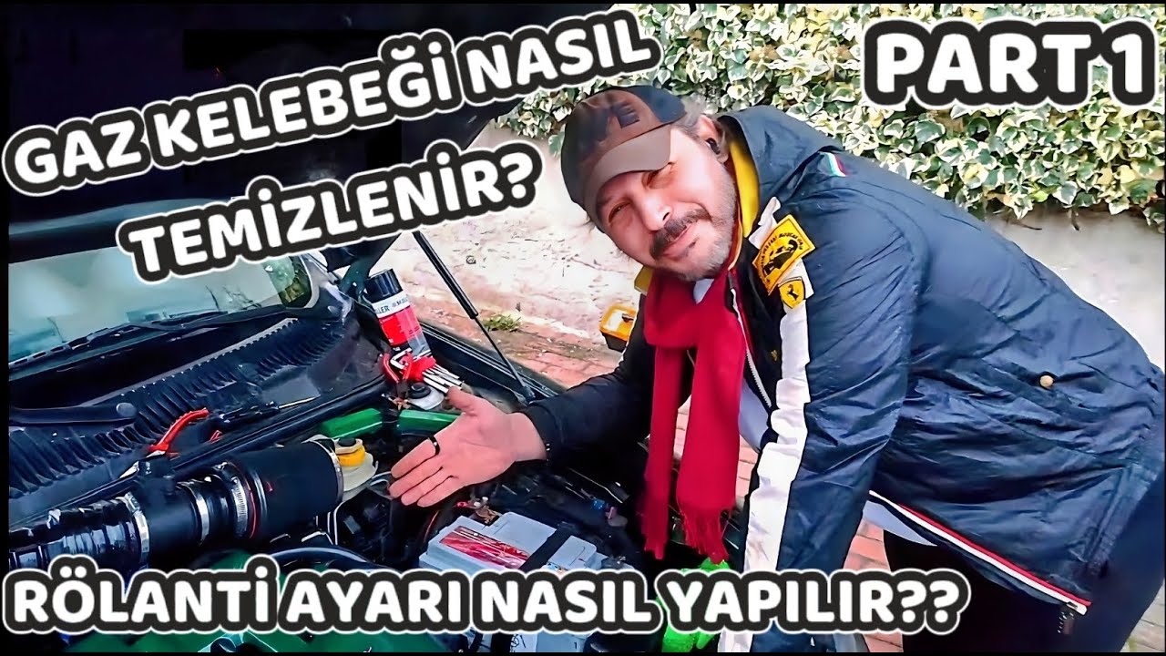 Alfa Romeo 156 2.0 TS | Gaz Kelebeğini Temizledik! | Rölanti ve Gaz Teli Ayarlarını Yaptık! | PART1