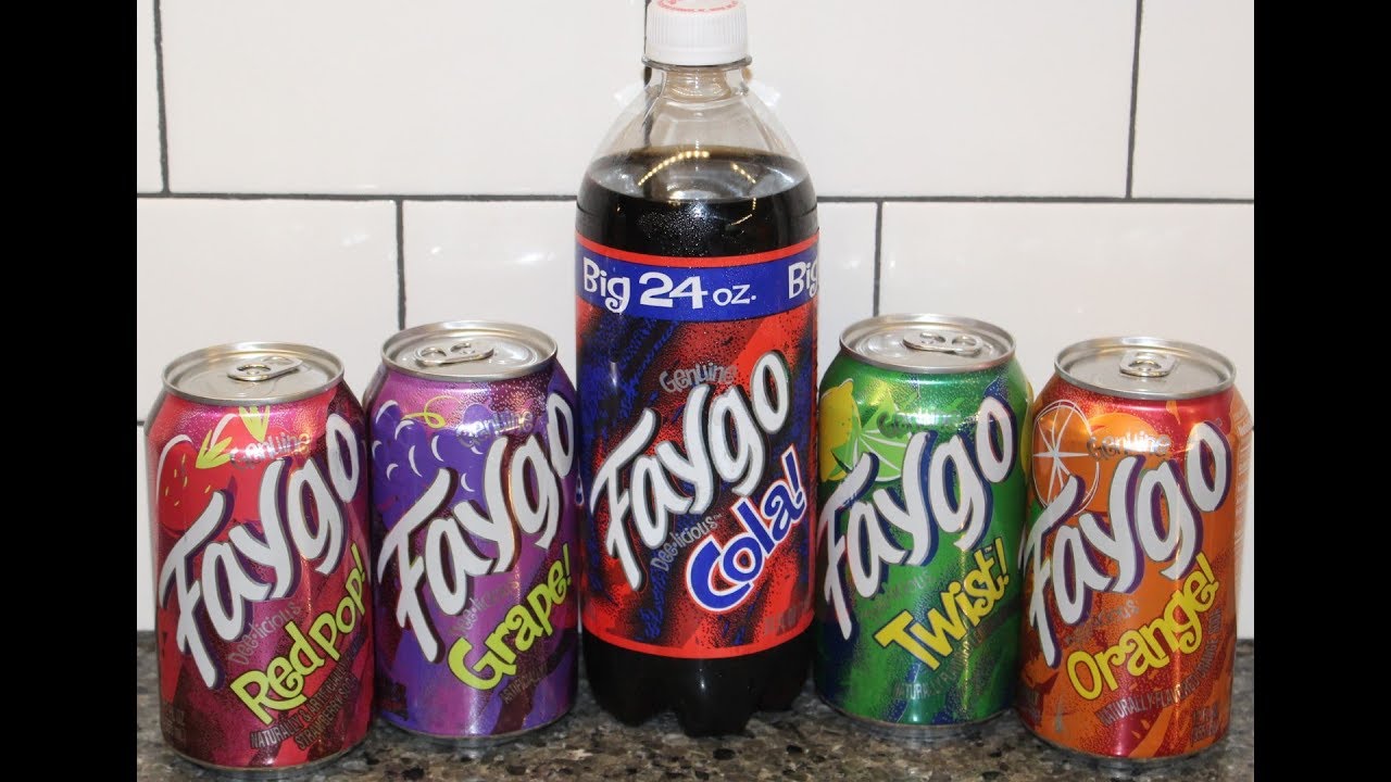Faygo: Redpop, Grape, Cola, Twist & Orange Soda Review