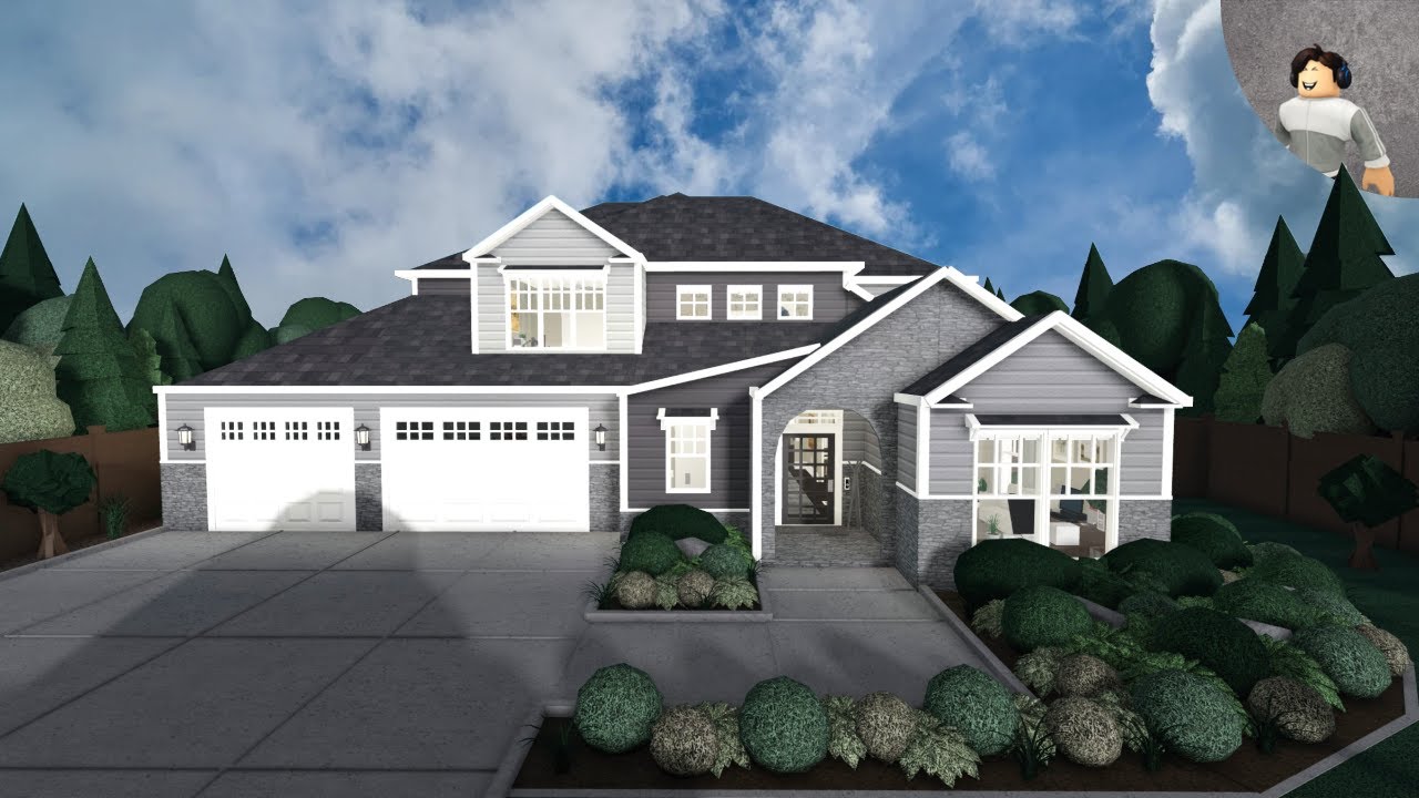 Traditional Family Suburban | Part One | Bloxburg Speedbuild | 703K