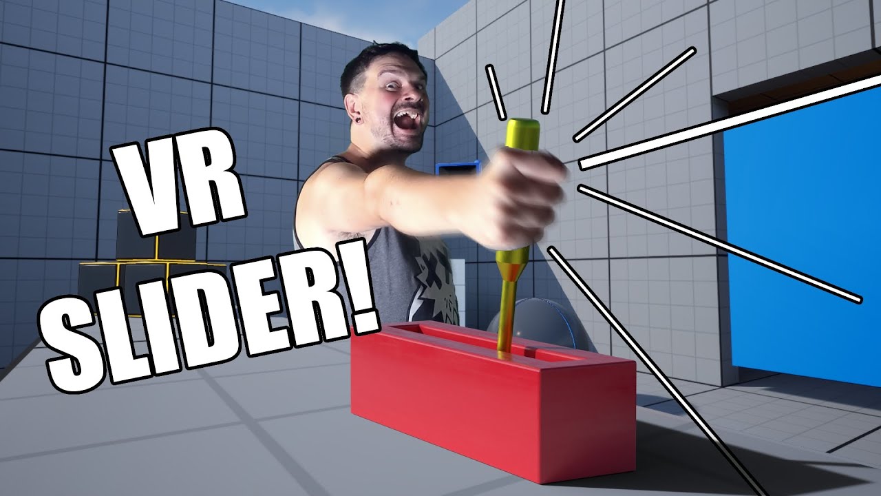 Make A Slider In Unreal Engine 5.4.3 For VR