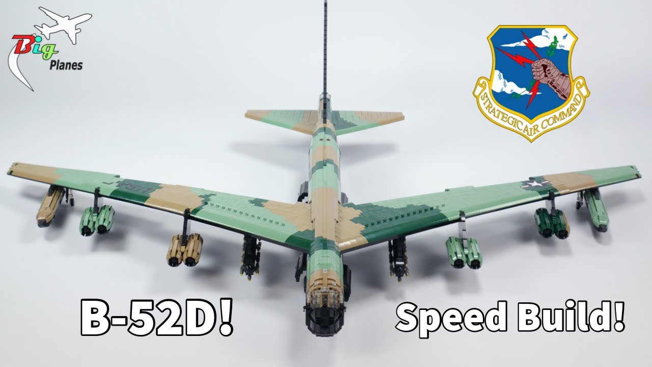 LEGO B-52D Stratofortress Full Speed Build!
